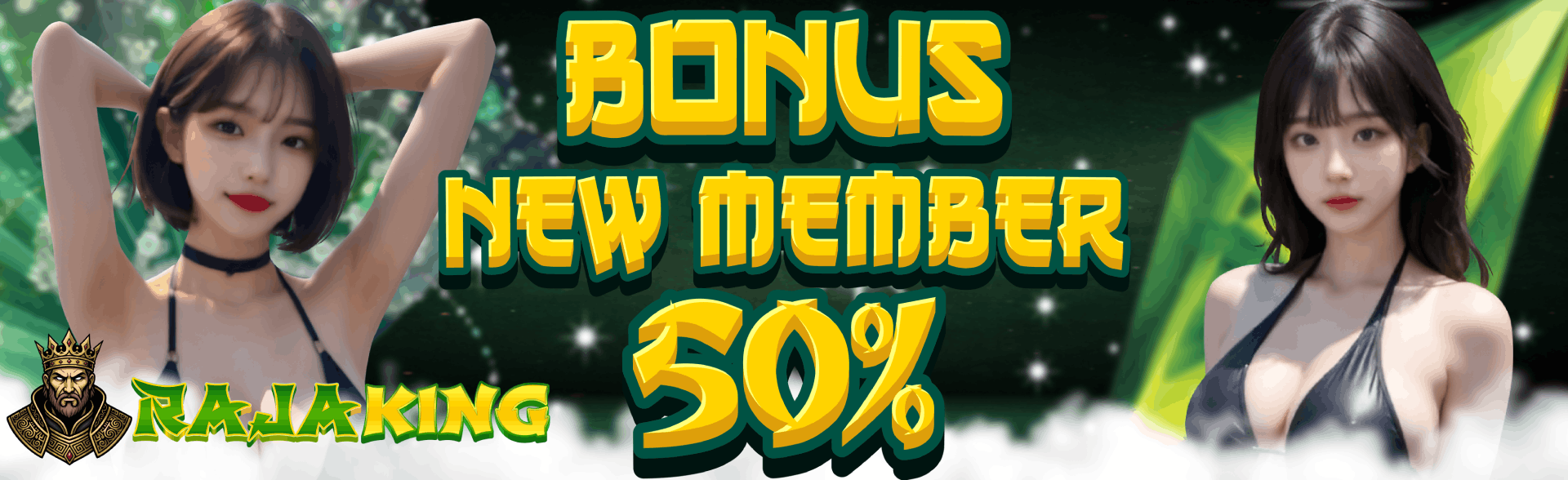 BONUS NEW MEMBER 50%