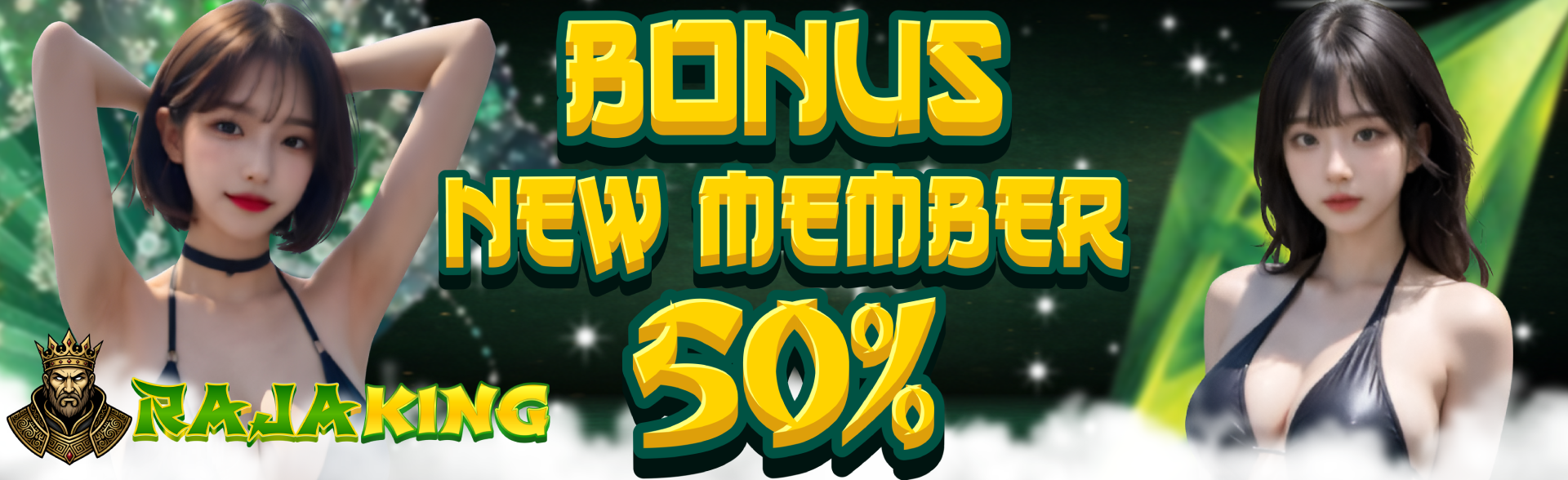 BONUS NEW MEMBER 50%