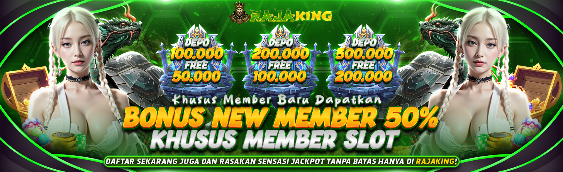 BONUS NEW MEMBER 50%