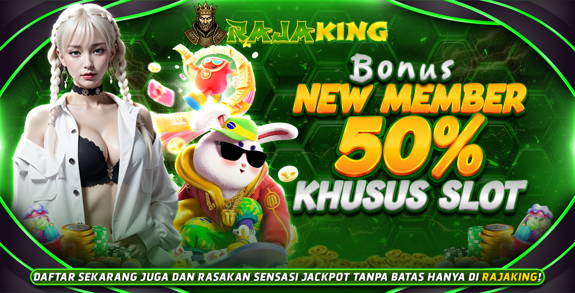 BONUS NEW MEMBER 50%