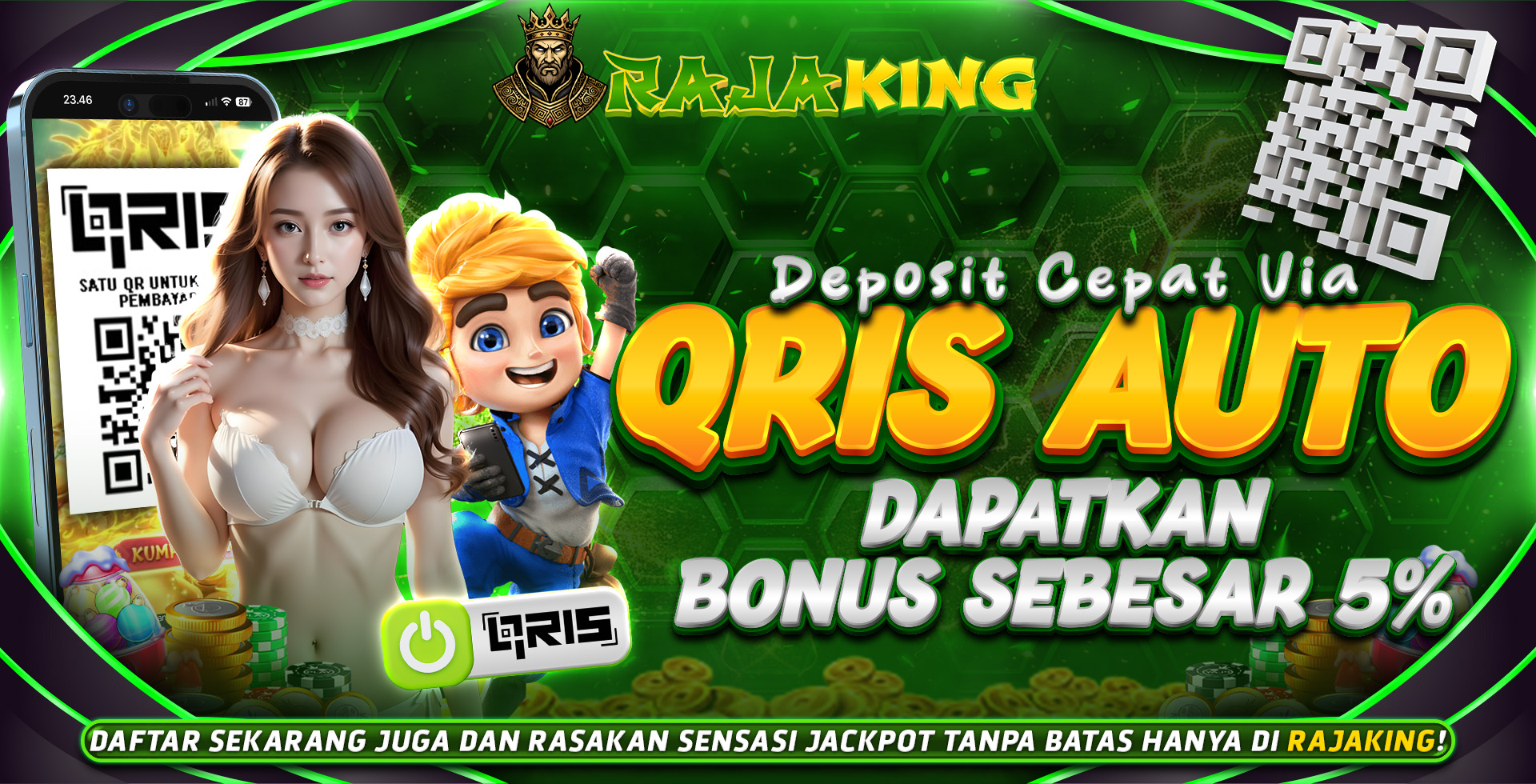 DEPOSIT QRIS RAJAKING